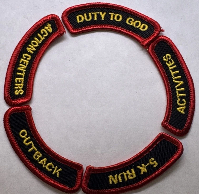 BSA 2001 National Jamboree Complete Set (5 Patches) Segments / Rockers - Image 1 of 1