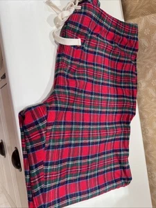 NUEVO Pantalones de pijama de franela a cuadros Vineyard Vines para hombre talla XL rojo/verde/azul - Imagen 1 de 7