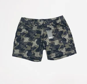 NWT St33le Knit Camo Shorts Combat Green Wave Shorts 5" Inseam Size 31 - Picture 1 of 6