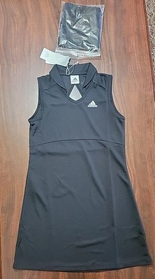 Adidas Youth Golf/tennis/pickleball Dress With Shorts Size Small 9/10 Black - Image 1 of 4