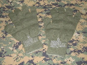 *Glove liners US army military wool you choose size 2-6 OD GREEN - Picture 1 of 2