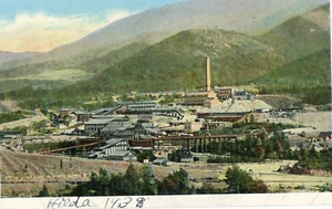 Postcard Early View of B.H. & S. Smelter Factory in Kellogg, ID. Z9 - Picture 1 of 2