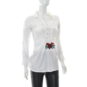 Odd Molly 611 for Womens ladie Top Size 0 white tunic Authentic long sleeve - Picture 1 of 8