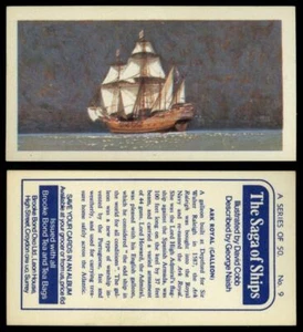 Ark Royal #9 The Saga Of Ships 1970 Tea Card - Picture 1 of 1