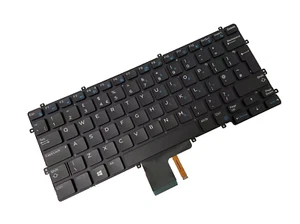 UK Dell Latitude 13 7370 E7370 Keyboard 08T5PP English Backlit 8T5PP - Picture 1 of 3