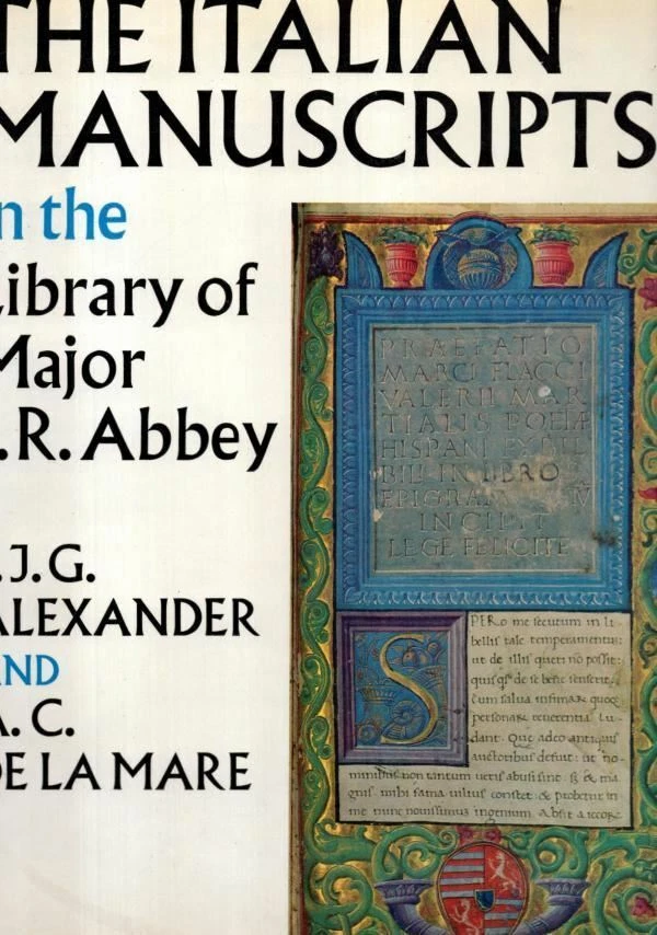 Italian Manuscripts in the Library of Major J.R. Abbey  - Image 1 of 1