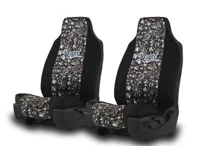 CAPAS DE ASSENTO CAMUFLADAS CAVEIRA CEIFADOR DE NEOPRENE para 2 assentos balde traseiros altos - Imagem 1 de 3