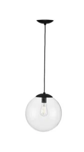 Progress Lighting P500311-031 Atwell 1-Light Matte Black Pendant - Picture 1 of 1