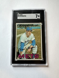1967 Topps Baseballkarte #452 Ed Kranpool SGC 7 gerade bewertet - Bild 1 von 5