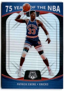 2021-22 Panini Mosaic 75 Years Hall of Fame Prizm #93 PATRICK EWING Knicks - Picture 1 of 2
