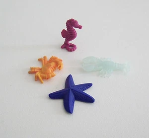 PLAYMOBIL (Z309) MER - Lot Crabe, Etoile de Mer, Hippocampe & Homard Transparent - Imagen 1 de 1