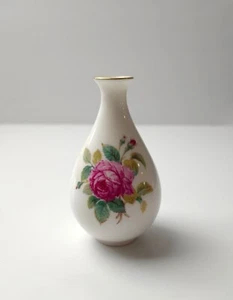 Vintage Noritake Nippon 4" Knospenvase rosa Rose Blume Japan - Bild 1 von 7