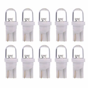 10Pcs White T10 LED Interior Instrument Panel Dash Light bulbs 2825 168 154 194 - Picture 1 of 4