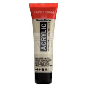 COLORE ACRILICO 282 VERDE NAPOLI GIALL AMSTERDAM "ACRYLIC" TUBO DA 20ML - Imagen 1 de 4