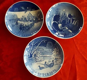 3 ~ Vintage B&G Weihnachten Sammelteller ~ Made in Denmark ~ 1969 ~ 1970 ~ 1971 - Bild 1 von 5