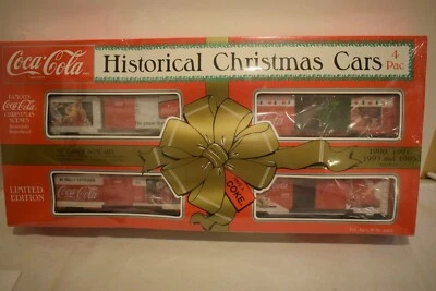 K-Line Coca Cola Historical Christmas  4 Boxcar Ltd Ed  K-6447A  NIB (v625/70) - Image 1 of 4