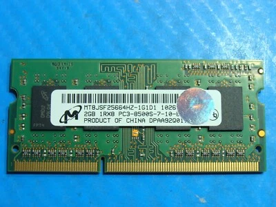 MacBook Pro 13" A1278 2010 MC374LL Micron SO-DIMM Memory RAM 2GB 661-5226  - Image 1 of 3