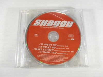 Shaggy It wasn't Me CD Single MCA Records 2001 No Covers Tested. - Image 1 of 4