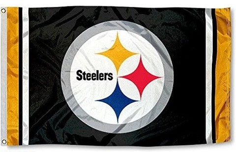 Pittsburgh Steelers Flag ~ Large 3'X5' ~ NFL ~ FREE SHIPPING Cover