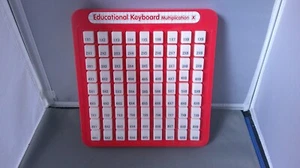 Educational Keyboard Multiplication X Press & See Home School Math Table - Picture 1 of 4