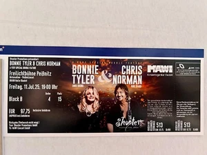 Chris Norman & Bonnie Tyler Ticket Halle 11.07.2025 - Bild 1 von 1