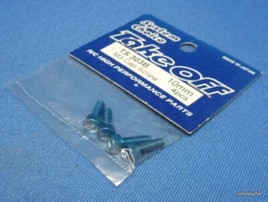 (Take Off TS-303B) M3x10 Alum Hex Socket Cap Screw 4pcs Blue Made in Japan - Picture 1 of 1