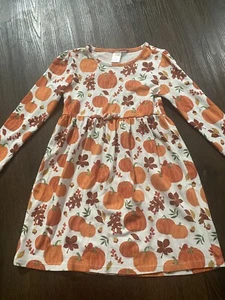 Girls Harvest Fall Pumpkin Dress Size 6 By Gymboree #16 - Picture 1 of 4