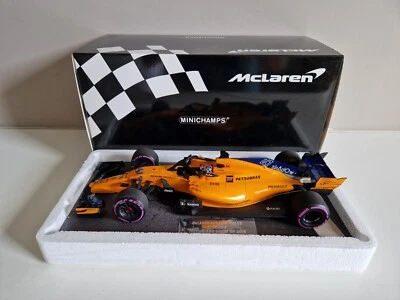 Minichamps 1/18 McLaren Renault MCL33 L. Norris - Testing Abu Dhabi 2018 - Image 1 of 4