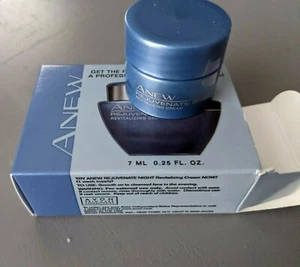 NOS AVON Anew Rejuvenate Revitalizing Night Cream 0.25 Ounces - Picture 1 of 7