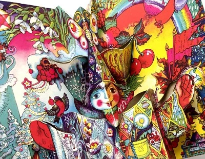 Russian Kids Pop Up Book, All Year Round, Marshak Poetry, Valentyna Melnychenko - Image 1 of 4