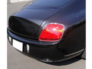 For Bentley Continental GT GTC 2D 03-10 2Pcs Chrome Tail Light Trim Bezel Cover - Picture 1 of 3