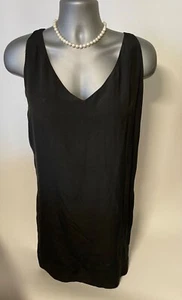 Vintage Donna Karan Collection, Bergdorf Goodma, Mini LBD Lrge 100% Silk 90's - Picture 1 of 5