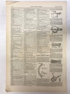 Selected American Patents, 538: The Engineer 1889 - Picture 1 of 2