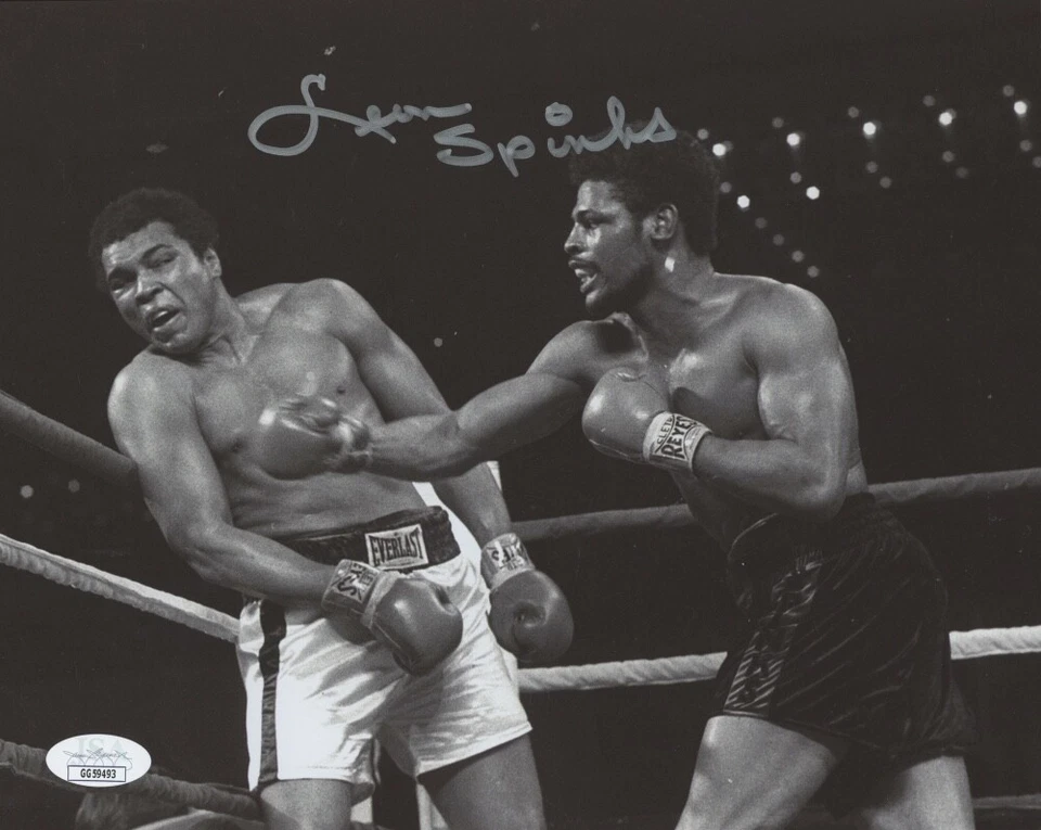 Leon Spinks Boxing Champion Signed 8x10 Photo PSA COA Muhammad Ali G - Image 1 of 1