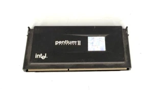 VINTAGE TESTED PULLS INTEL PENTIUM II 266MHZ SLOT 1 CPU RM4-BIN48 - Picture 1 of 3