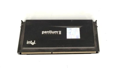 VINTAGE TESTED PULLS INTEL PENTIUM II 266MHZ SLOT 1 CPU RM4-BIN48 - Image 1 of 3