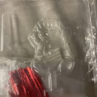 CybrTrayd Christmas Snowman Stick Chocolate Candy Mold Set + Bags + Ties + Stick - Image 1 of 4