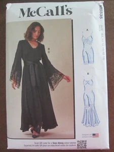 McCalls 8535 Lacy Nightgown Robe Pattern 10 12 14 16 18 Lingerie Sleepwear UC FF - Picture 1 of 2