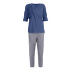 Women Postpartum Nursing Pajamas Set 3/4 Sleeve Breast Feeding Clothes-221340