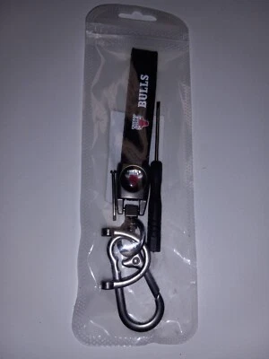 NBA Chicago Bulls Keychain Black/Red NEW in the package - Image 1 of 4