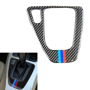 Carbon Fiber Gear Shift Control Panel Sticker Mix-Color for 3 Series BMW E90 E92 - Picture 1 of 8