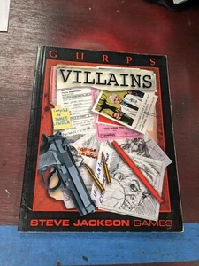 Gurps Villains 6416 Steve Jackson Games - Picture 1 of 2