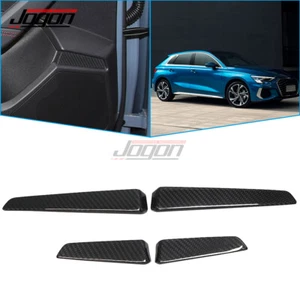 Carbon Interior Moldings Side Door Strips Sequins Cover For Audi A3 8Y S3 RS3 - Picture 1 of 9