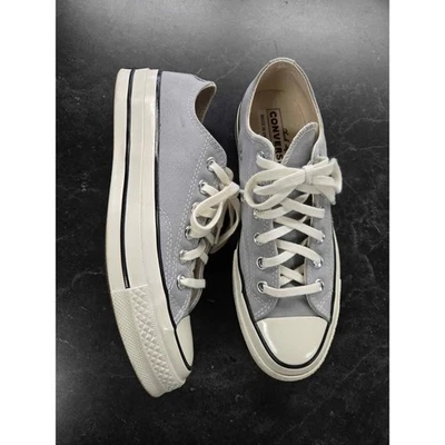 Converse Chuck 70 Low Top Sneakers Wolf Grey / Gray Canvas Unisex Size M6/W8 - Image 1 of 4