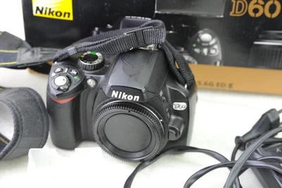 Nikon D60 10.2MP DSLR Kamera Body, Auslösungen /shutter count 14329 !lesen!! - Bild 1 von 4