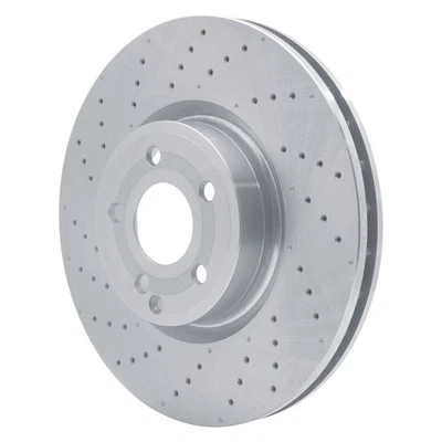 For Mercedes-Benz SL450 17-20 R1 Concepts Drilled 1-Piece Front Brake Rotor - Image 1 of 4