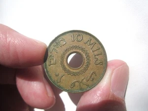 1943 PALESTINE 10 MILS - Bild 1 von 2