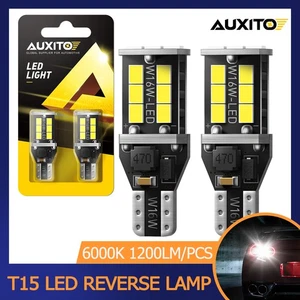 AUXITO Blanco 6500K LED 921 912 W16W T15 906 Bombilla de Respaldo Inverso CANBUS - Imagen 1 de 17