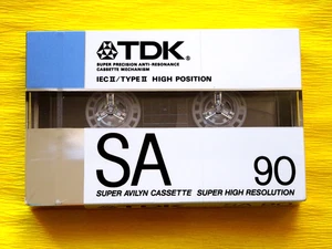 1x TDK SA 90 Cassette Tape 1988-1989 + OVP + SEALED + Made in W. Germany + - Picture 1 of 2