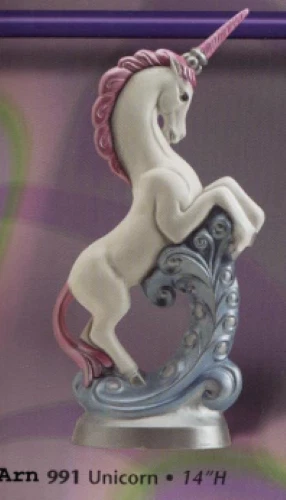 14" Unicorn ceramic bisque - Image 1 of 1